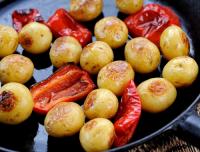 Ugnsrostad potatis med paprika